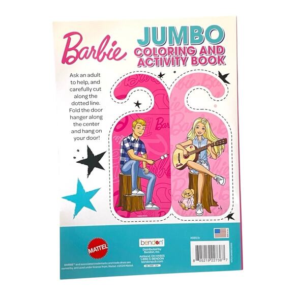 Barbie Gift Basket | Doll, Coloring Book, Puzzle, Kite, Flash Cards & More - Picture 8 of 9